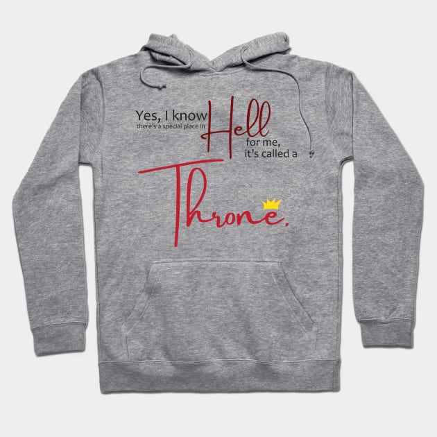 Hell Throne Hoodie by Valkyrie's Designs